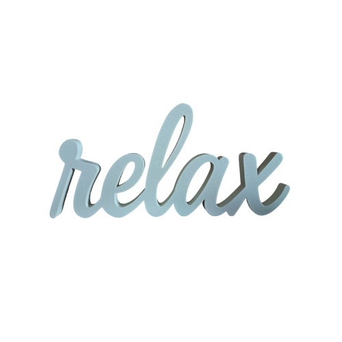 Letreiro relax