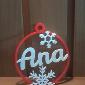 Bola Natalina Personalizada